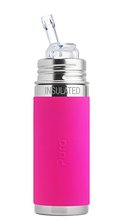 Pura Kiki 9 oz Vacuum Insulated with Pink Sleeve and Straw - busynestnews.com