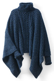 Turtle Neck Poncho Sweater Lands End - 8 Gifts for the Mom-to-be from BusyNestNews.com